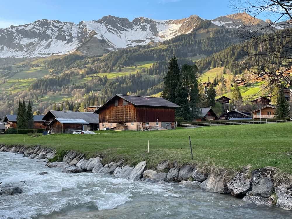 Villages alpins paysage